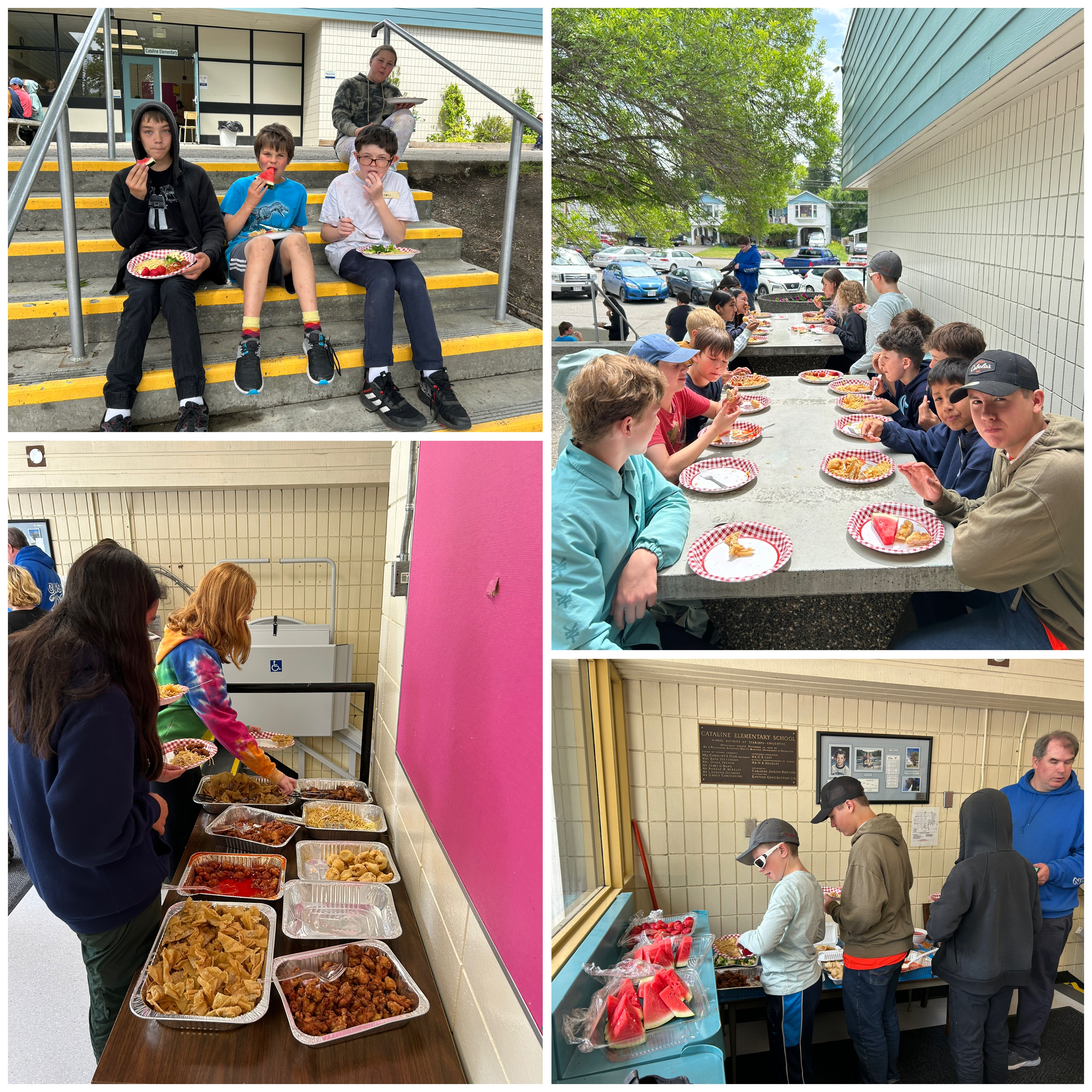 Year end Grade 6 Luncheon dwayne benvin