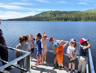 Kindergartens Over Night at Gavin Lake 1
